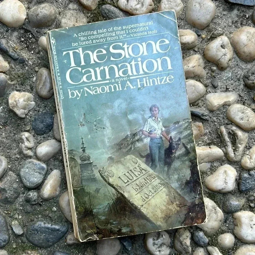Vintage The Stone Carnation Gothic Pulp Paperback Book Naomi A. Hintze 1972 70s